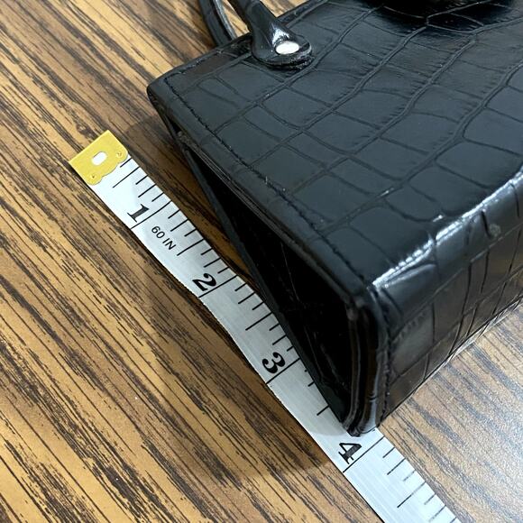 Micro Mini Black Handbag (Small purse) - Picture 6 of 8